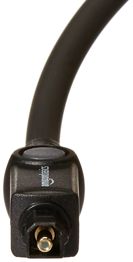 AmazonBasics CL3 Rated (in-Wall Installation) Toslink Cable - 10 Feet, Black