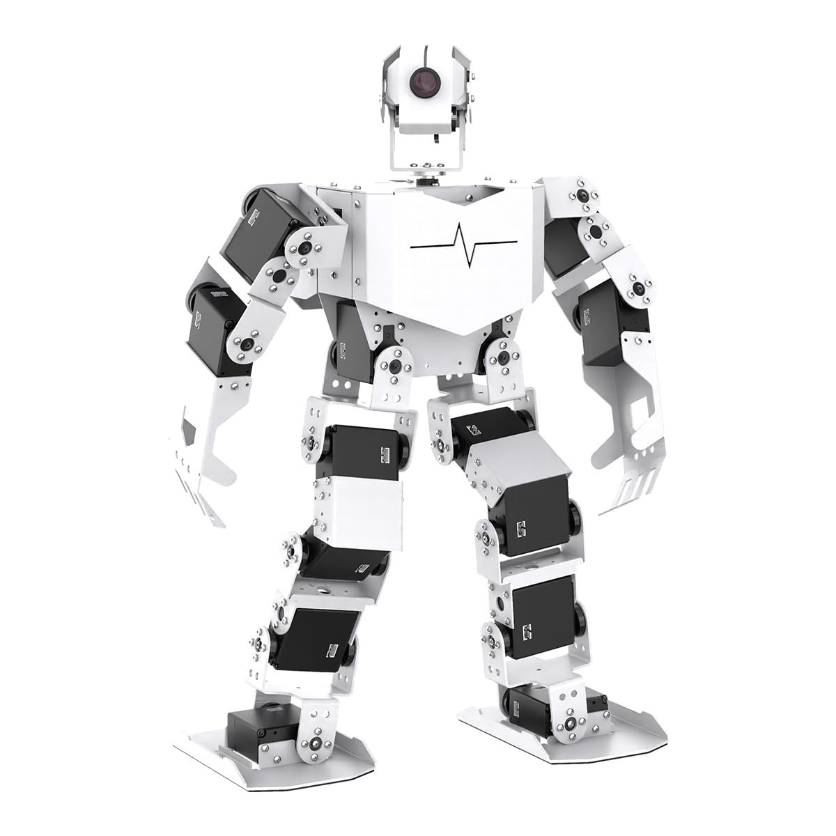 HIWONDER AI Embodied Intelligent Robot with ChatGPT Multimodal AI Models Vision Scene Voice Command Understanding 20DOF Educational Humanoid Robot Python Programming, TonyPi Pro & RaspberryPi 5 8GB