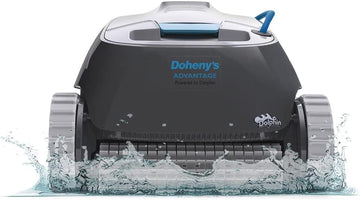 Dolphin Advantage Automatic Robotic Pool Vacuum Cleaner, Wall Climbing, Active Scrubber Brush, Ideal for In-Ground Pool Types up to 33 FT in Length