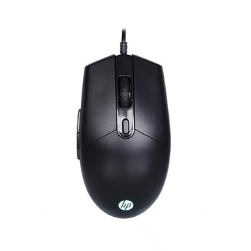 HP M260 RGB Backlighting USB Wired Gaming Mouse, Customizable 6400 DPI, Ergonomic Design, Non-Slip Roller, Lightweighted /(7ZZ81AA),Black