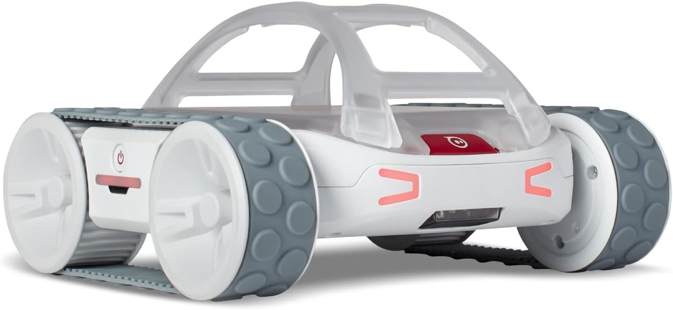 Sphero RVR+: Programming & AI Learning Robot for Kids & Teens – Build Coding & AI Literacy Hands-On – Learn Python & Javascript – Customizable, Expandable & Compatible with Micro:bit & Raspberry Pi