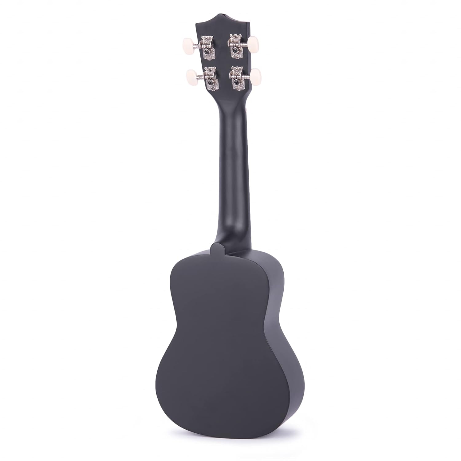 REVEL 21 inches Soprano Ukulele (Jamming Black) with carry bag. Core with gentle braced wood for warm bright tone.(Black)