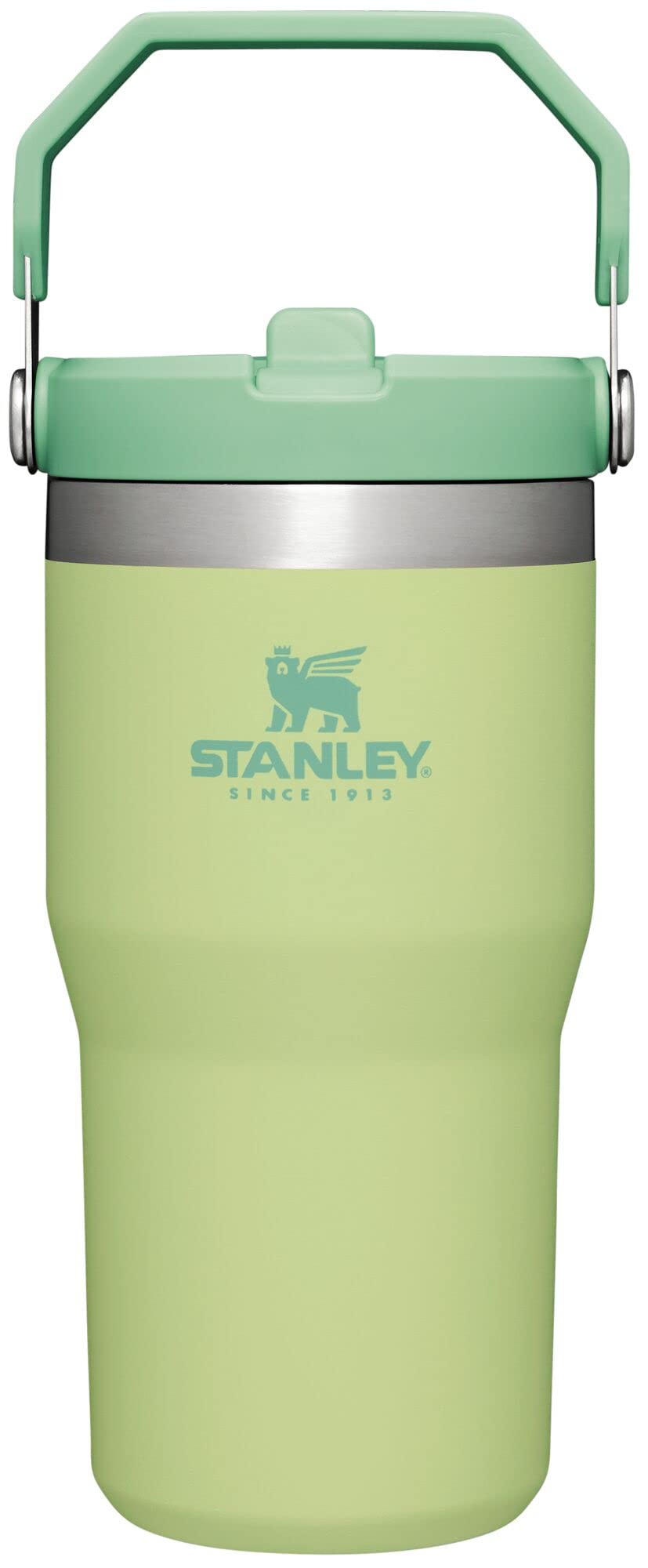 Stanley IceFlow Stainless Steel Tumbler with Straw - Vacuum Insulated Water Bottle for Home, Office or Car Reusable Cup with Straw Leak Resistant Flip Cold for 12 Hrs or Iced for 2 Days (Rose Quartz)