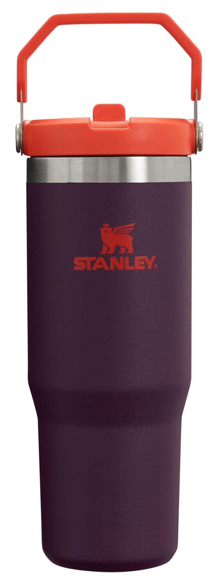 Stanley IceFlow Stainless Steel Tumbler with Straw - Vacuum Insulated Water Bottle for Home, Office or Car Reusable Cup with Straw Leak Resistant Flip Cold for 12 Hrs or Iced for 2 Days (Rose Quartz)