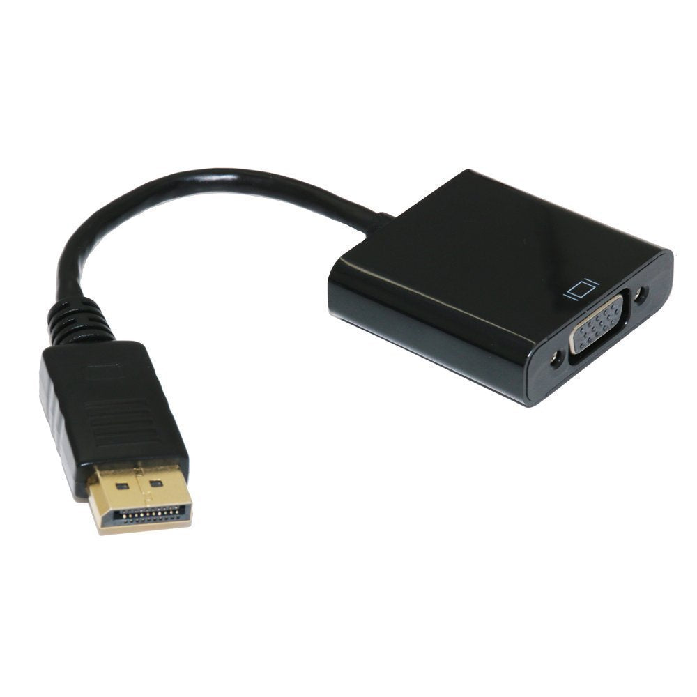 Generic Display Port DP Male to VGA Female Adapter Cable for DELL, HP etc