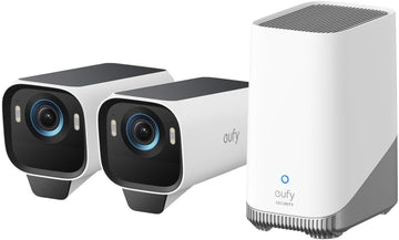 eufy Security eufyCam S3 Pro 1,2,3-Cam Kit, Solar Camera Outdoor Wireless, MaxColor Night Vision, 4K Security Camera with Solar Panel, Face Recognition AI, Expandable Local Storage, No Monthly Fee