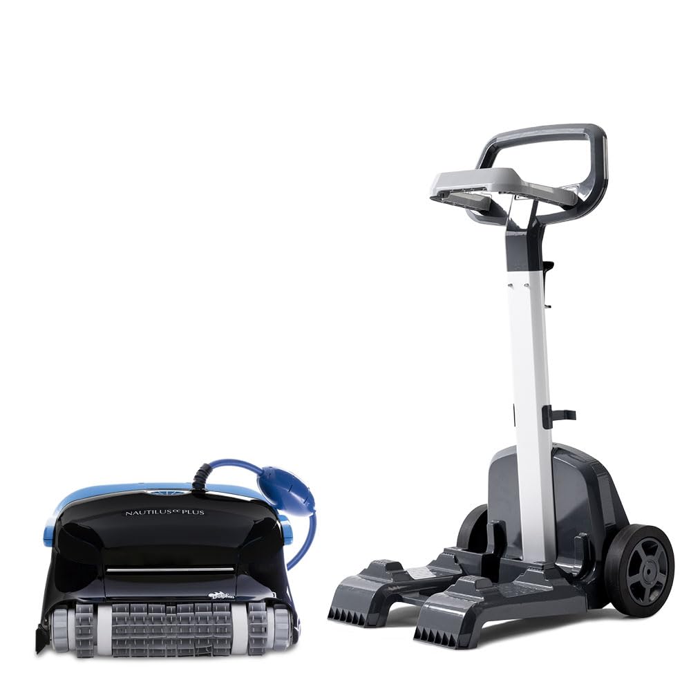 Dolphin (2026 Model) Nautilus AG Automatic Robotic Pool Vacuum Cleaner, Active Scrubber Brush, Top Load Filters Access, Ideal for Above-Ground Pools up to 33 FT in Length