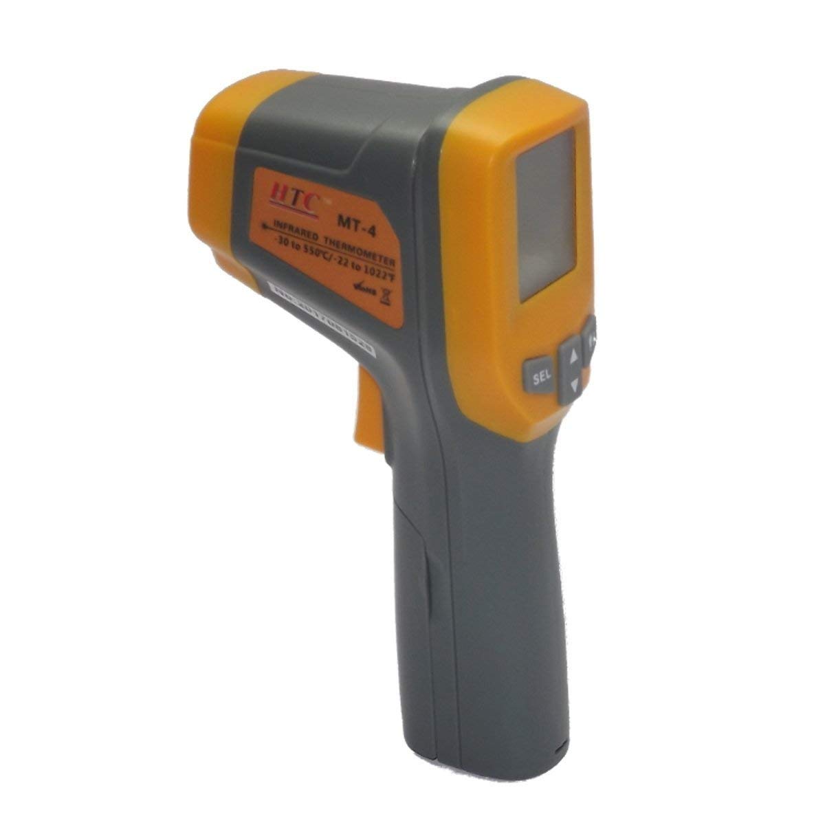 HTC Instrument MT-4 Digital Non Contact IR Infrared Temperature Gun Thermometer For Industrial Purpose Only (Multicolour)