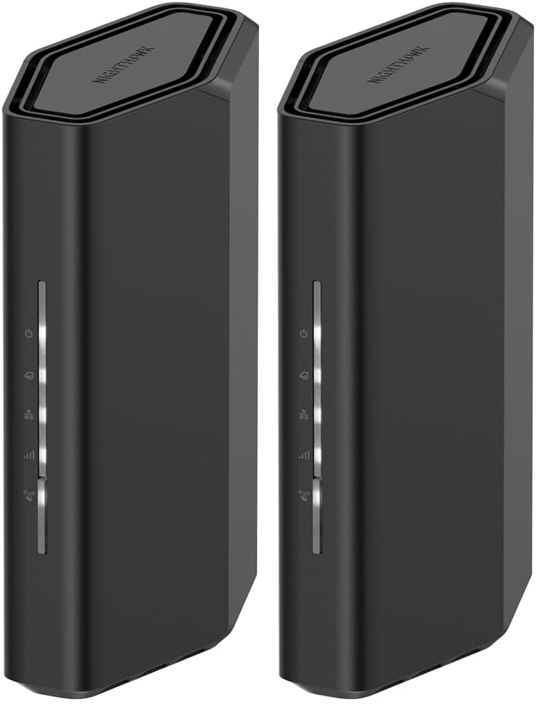 NETGEAR Nighthawk Dual-Band WiFi 7 Router (RS90) – Router Only, BE3600 Wireless Speed (up to 3.6 Gbps) - Covers up to 2,000 sq. ft., 50 Devices – 2.5 Gig Internet Port - Free Expert Help