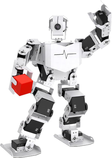 HIWONDER AI Embodied Intelligent Robot with ChatGPT Multimodal AI Models Vision Scene Voice Command Understanding 20DOF Educational Humanoid Robot Python Programming, TonyPi Pro & RaspberryPi 5 8GB