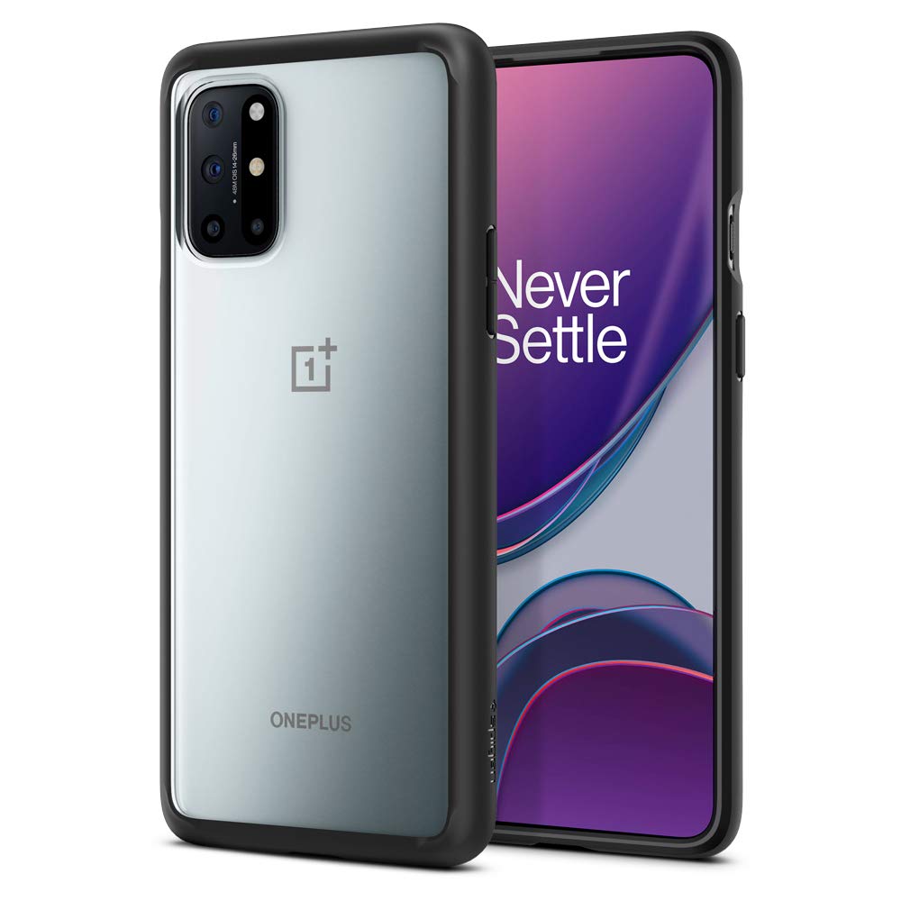 Spigen Ultra Hybrid for OnePlus 8T Case, OnePlus 8T Back Cover - TPU+Poly Carbonate｜Matte Black