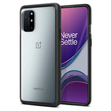 Spigen Ultra Hybrid for OnePlus 8T Case, OnePlus 8T Back Cover - TPU+Poly Carbonate｜Matte Black