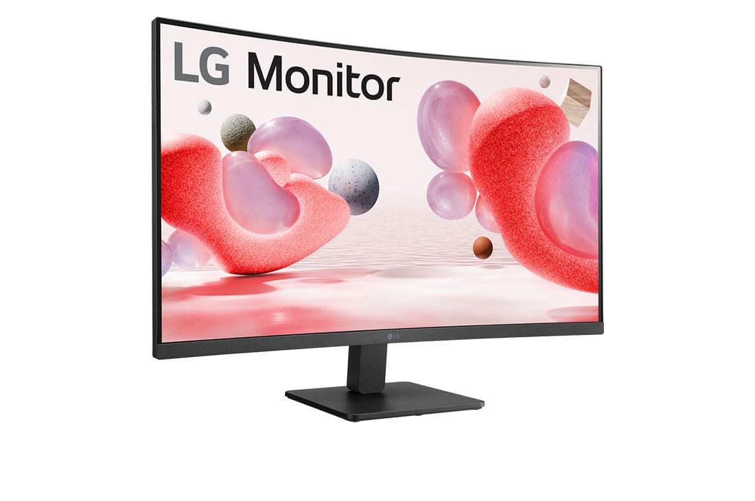 LG 32MR50C (32 Inch) Full HD Curved Monitor (1920 x 1080) with 100Hz, 5ms, VA Panel, AMD FreeSync™, HDMI X 2, VGA, Tilt, OnScreen Control, Reader Mode, Flicker Safe,3-Side Virtually Borderless - Black