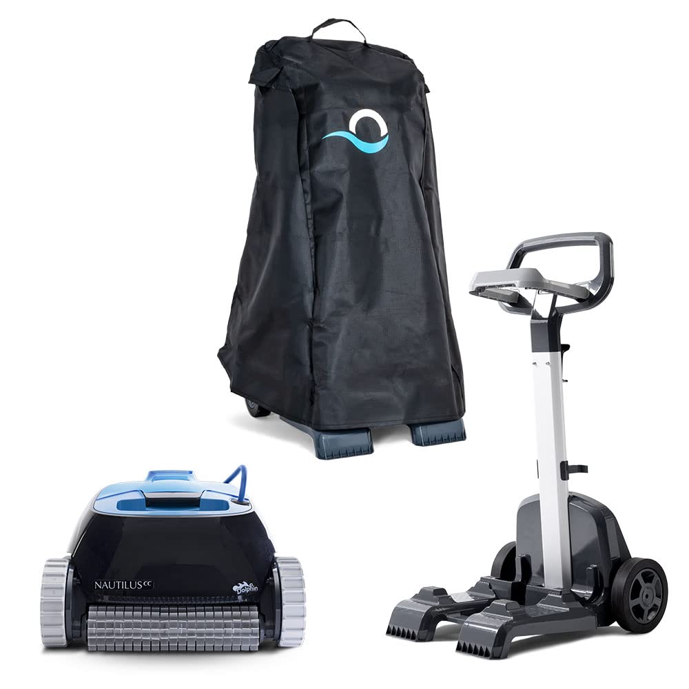 Dolphin (2026 Model) Nautilus AG Automatic Robotic Pool Vacuum Cleaner, Active Scrubber Brush, Top Load Filters Access, Ideal for Above-Ground Pools up to 33 FT in Length