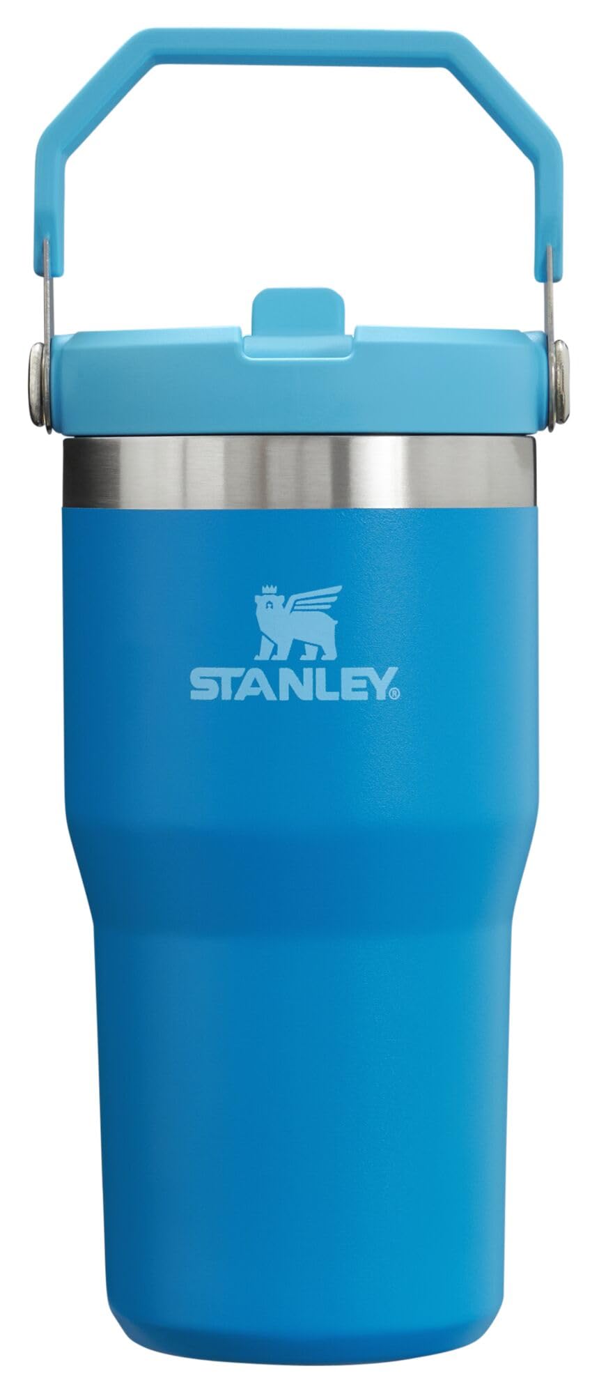Stanley IceFlow Stainless Steel Tumbler with Straw - Vacuum Insulated Water Bottle for Home, Office or Car Reusable Cup with Straw Leak Resistant Flip Cold for 12 Hrs or Iced for 2 Days (Rose Quartz)