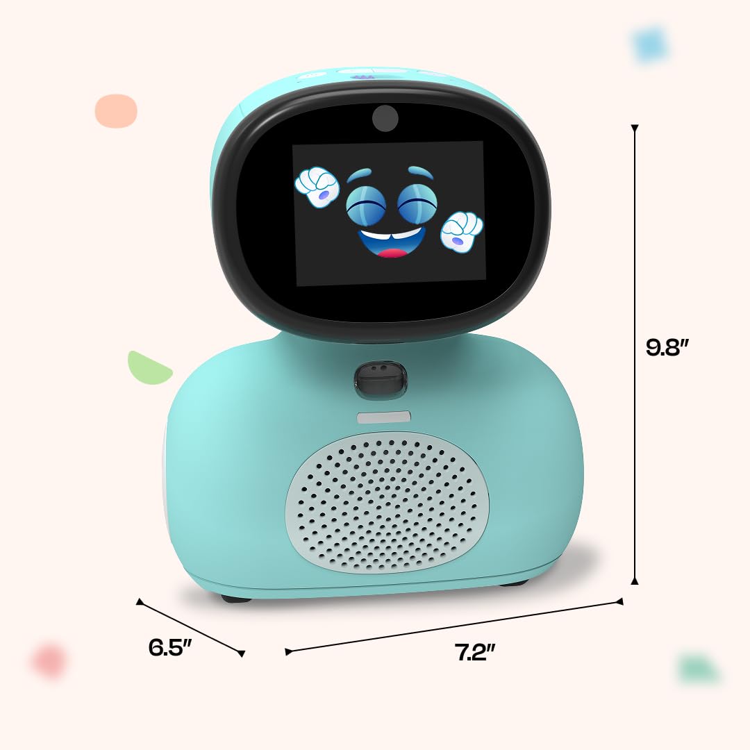 Miko Mini AI Robot | 2 Years Free Max | STEAM Learning for Kids 5+ | Blue | Toy robot for kids