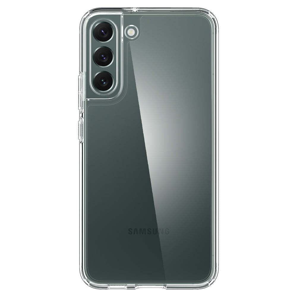 Spigen Ultra Hybrid for Samsung Galaxy S22+ Case, Transparent Galaxy S22+ Back Cover (2022) - TPU+Poly Carbonate｜Crystal Clear