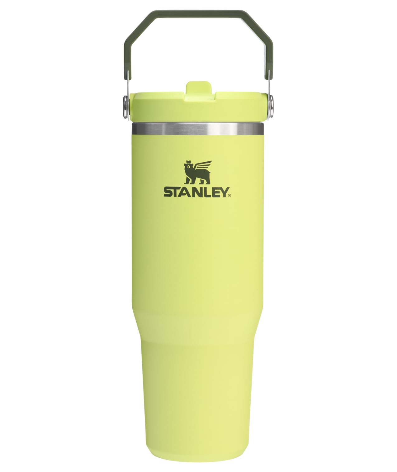 Stanley IceFlow Stainless Steel Tumbler with Straw - Vacuum Insulated Water Bottle for Home, Office or Car Reusable Cup with Straw Leak Resistant Flip Cold for 12 Hrs or Iced for 2 Days (Rose Quartz)