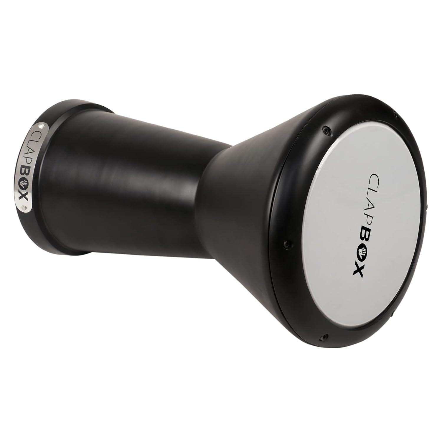 Clapbox Darbuka- Aluminium (9 Inches, Black) Full Size