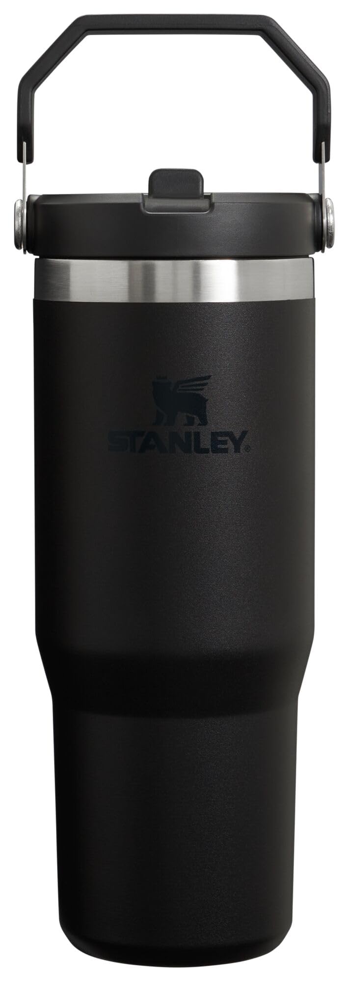 Stanley IceFlow Stainless Steel Tumbler with Straw - Vacuum Insulated Water Bottle for Home, Office or Car Reusable Cup with Straw Leak Resistant Flip Cold for 12 Hrs or Iced for 2 Days (Rose Quartz)