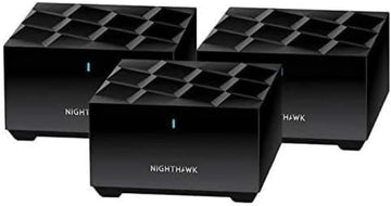 Netgear Nighthawk Whole Home Mesh WiFi 6 System, 3-Pack , BLK (Renewed)