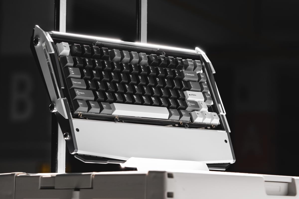 Black Diamond 75% RT Computer Electronic Wireless Mechanical Keyboards, 1ms Latency, Leaf Spring Mount, Custom Fixed Wall Magnetic Switch, Color