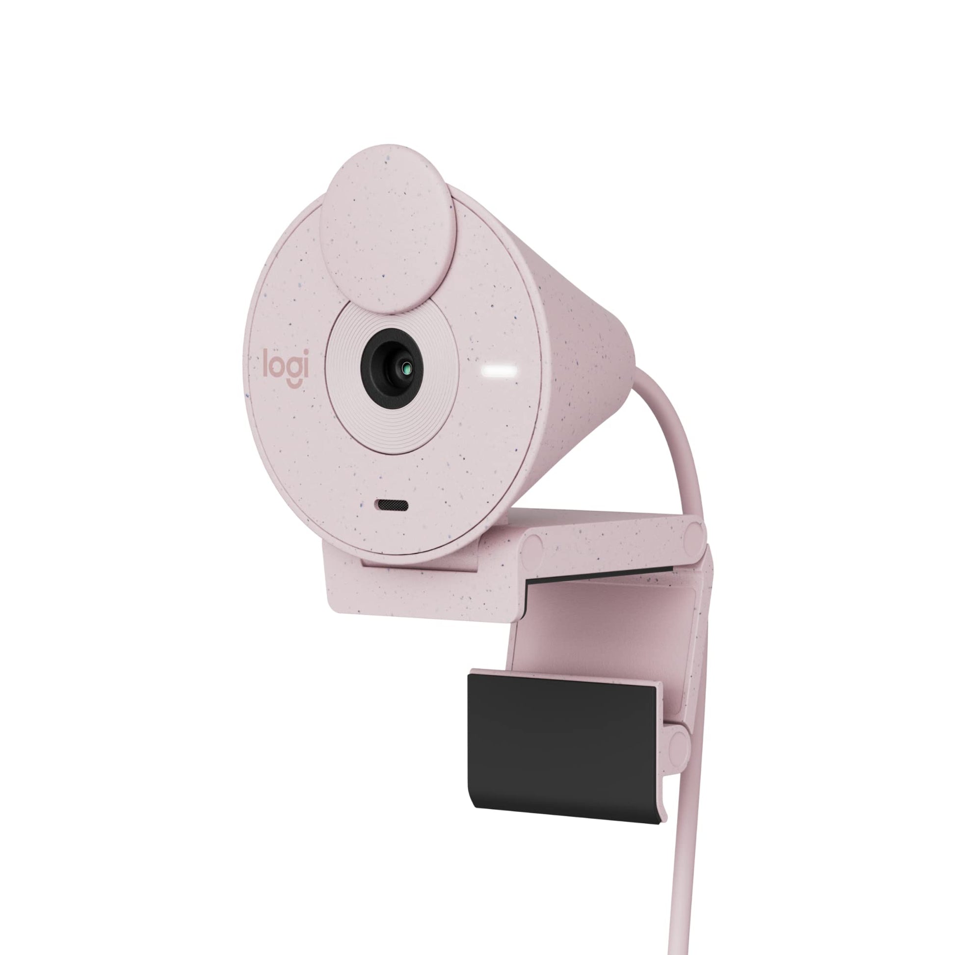 Logitech Brio 300 Full HD Webcam with Privacy Shutter, Noise Reduction Microphone, USB-C, Certified for Zoom, Microsoft Teams, Google Meet, Auto Light Correction - Off White