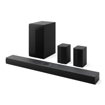 LG New Launch SQ75TR, 600W, 5.1.1Ch, Dolby Atmos, Center Up-Firing Speaker, AI Sound Pro, Wow Synergy, Wireless Subwoofer, Rear Speaker Inbuilt Receiver, QNED Matching Bracket Inside (2024 QNED TV)