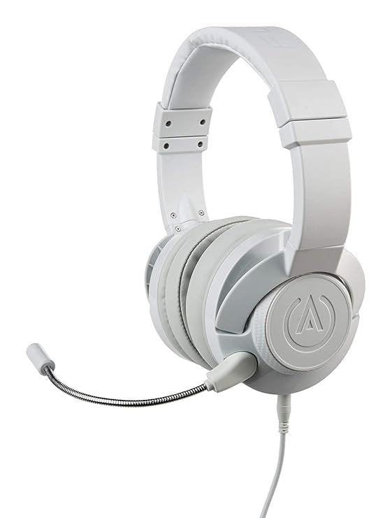 PowerA FUSION Wired Stereo Gaming Headset with Mic for PlayStation 4 (PS4), Xbox One, X, Xbox One S, Xbox 360, Nintendo Switch, PC, Mac, VR, Android, and iOS, White