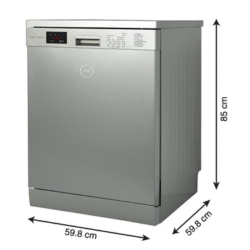 Godrej Eon Dishwasher | Steam Wash Technology |13 place setting |Perfect for Indian Kitchen| A+++ Energy rating | DWF EON VES 13Z SI STSL- Satin Silver