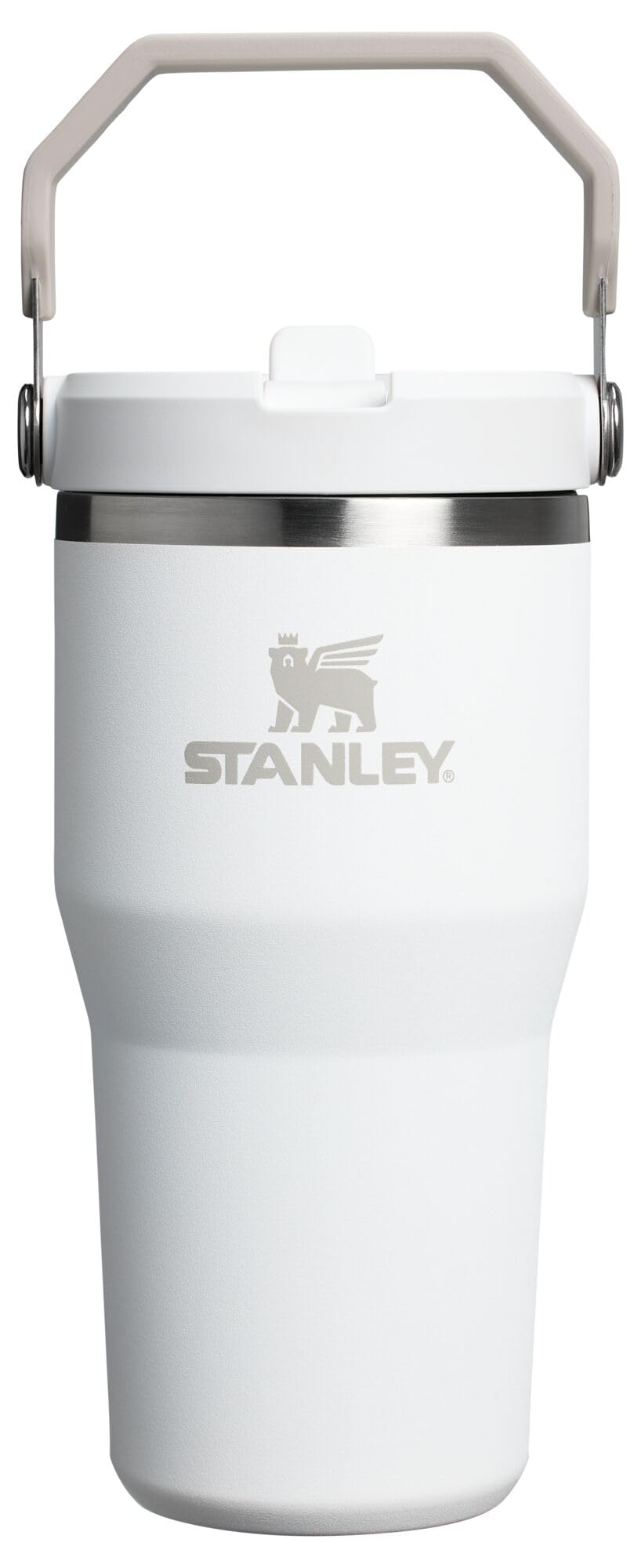 Stanley IceFlow Stainless Steel Tumbler with Straw - Vacuum Insulated Water Bottle for Home, Office or Car Reusable Cup with Straw Leak Resistant Flip Cold for 12 Hrs or Iced for 2 Days (Rose Quartz)