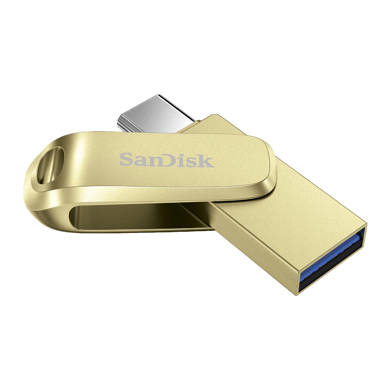 SanDisk Ultra Dual Drive Luxe USB_c Type-C 64GB, OTG, Upto 400MB/S, Pendrive, Silver, 5Y Warranty (SDDDC4-064G-I35)