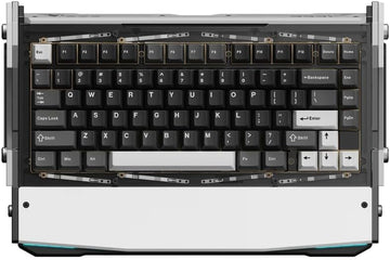 Black Diamond 75% RT Computer Electronic Wireless Mechanical Keyboards, 1ms Latency, Leaf Spring Mount, Custom Fixed Wall Magnetic Switch, Color