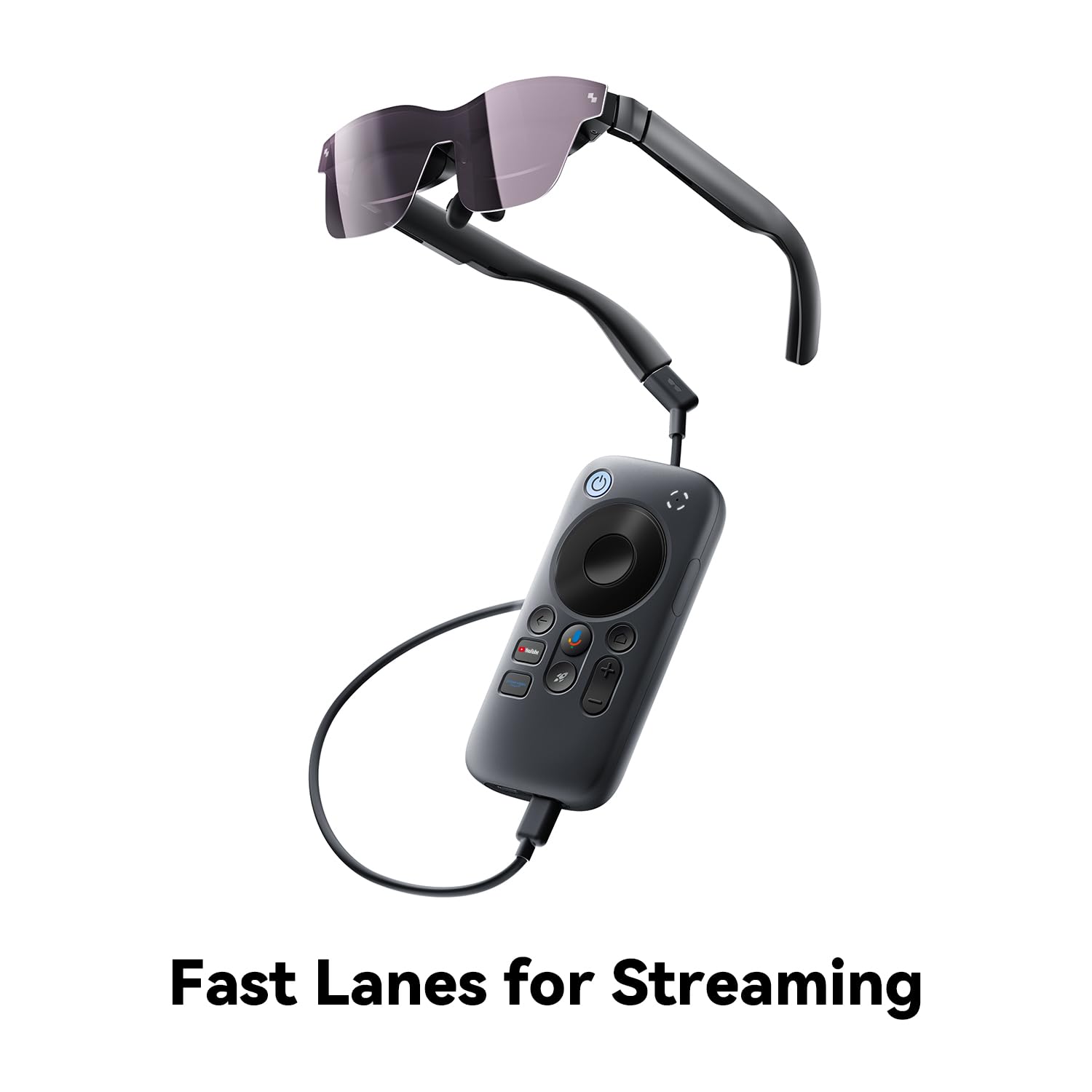 Pocket TV, Certified Portable GTV Device, Companion for RayNeo XR Glasses, Compatible withAR Glasses.