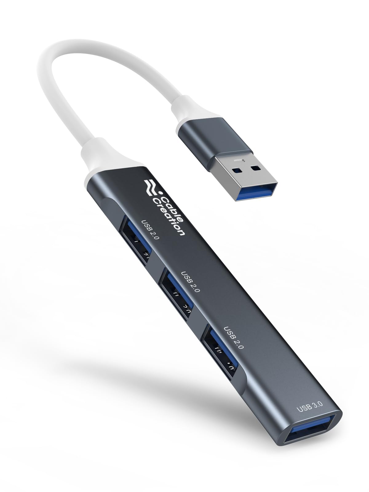CableCreation USB C Hub Multiport Adapter, 5-in-1 USB C Adapter Aluminum Shell with 4K USB C to HDMI, Ethernet Port, 3 USB 3.0 Ports for MacBook Pro/Air 2020/2019, iPad Pro 2020, iPhone 15 Pro Max