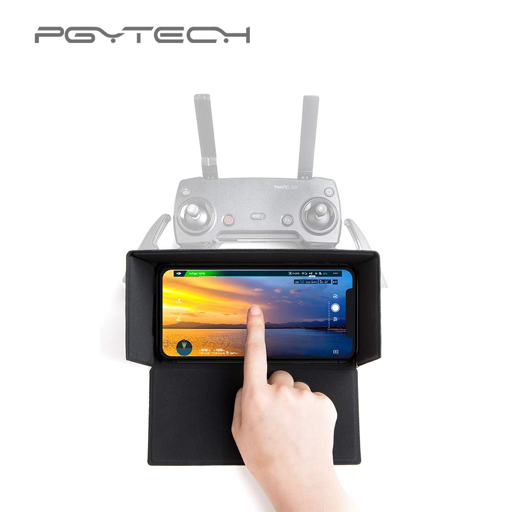 PGYTECH Phone Monitor Hood Remote Control Cover Sun Shade Compatible with DJI Mavic Air 2/Mavic Mini/Mavic 2