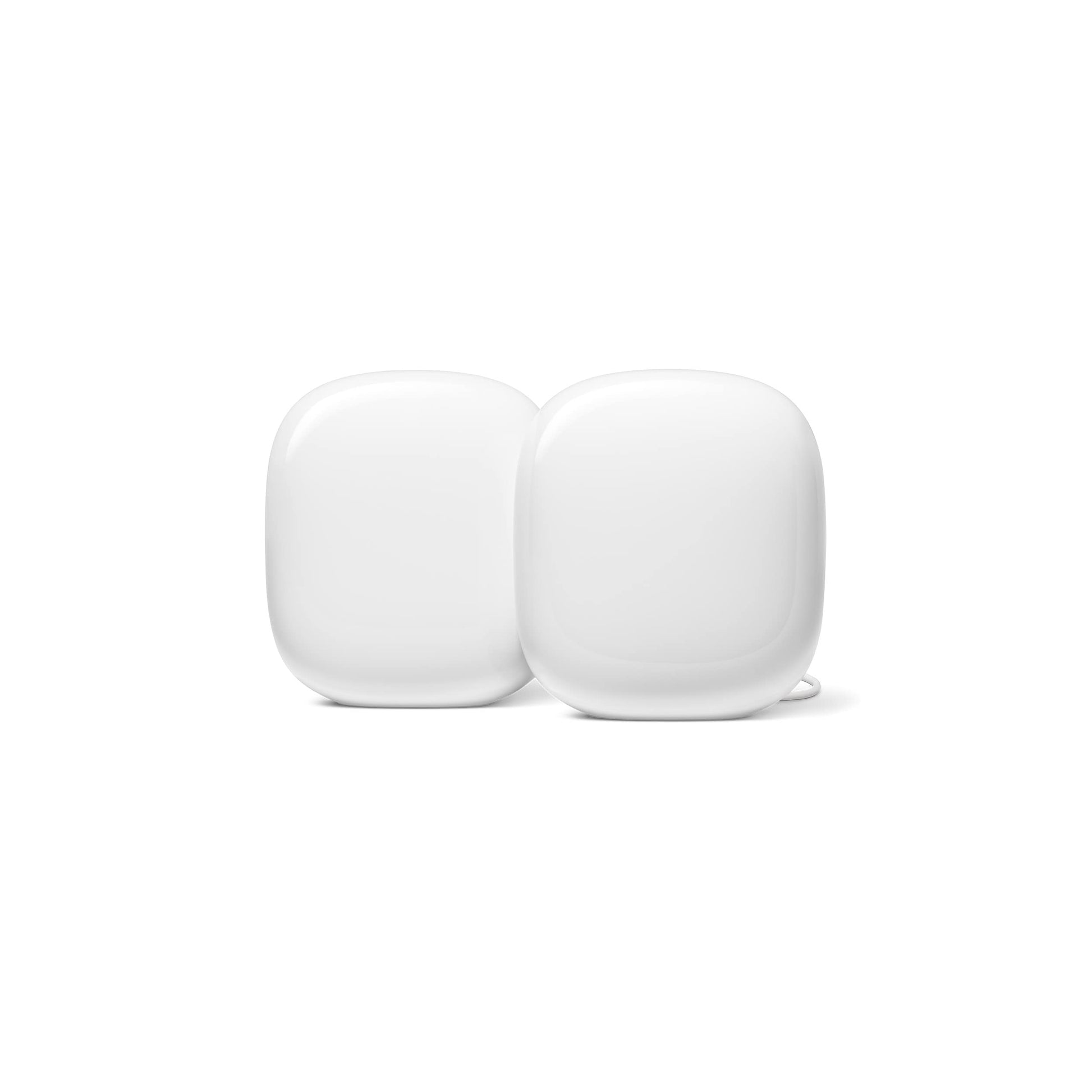 Google Nest WiFi Pro - 6E - Reliable Home Wi-Fi System with Fast Speed and Whole Home Coverage - Mesh Router - 3 Pack - Snow