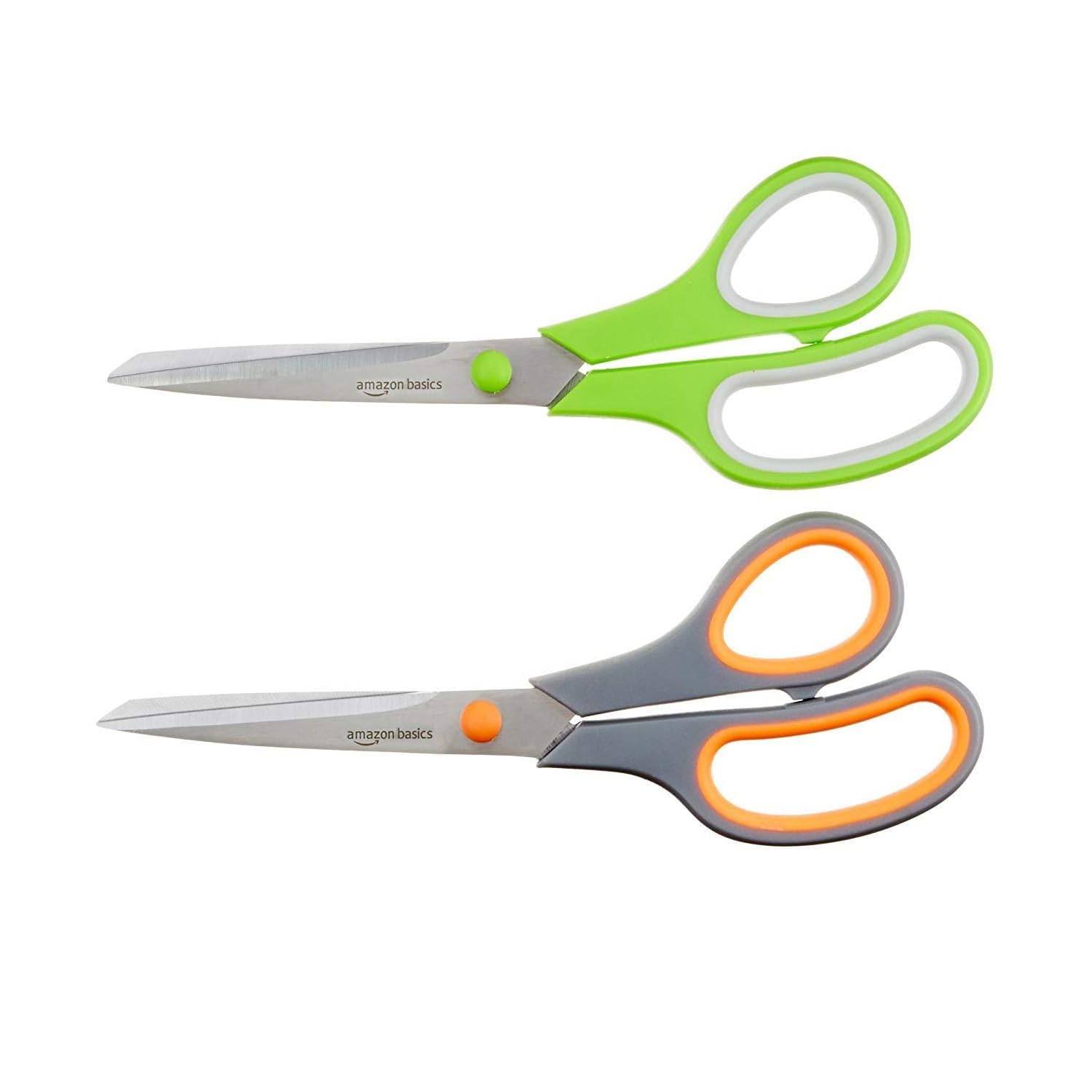 AmazonBasics Multipurpose Scissors - 2-Pack