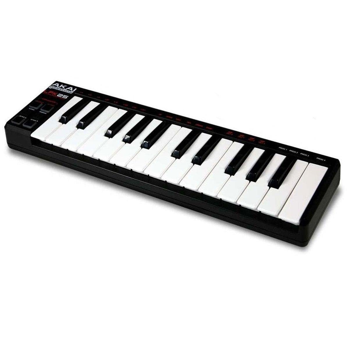Akai Professional LPK25 | 25-Key Ultra-Portable USB MIDI Keyboard Controller for Laptops