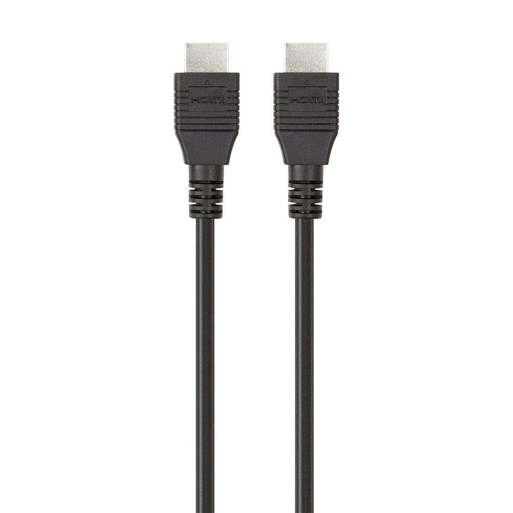Belkin 1 Meter (3.3 Feet) High-Speed Nickel-Plated HDMI Cable, Supports 3D, 4K, 1080p, Audio Return and Ethernet for TV - Black