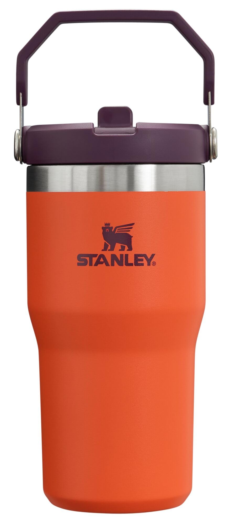 Stanley IceFlow Stainless Steel Tumbler with Straw - Vacuum Insulated Water Bottle for Home, Office or Car Reusable Cup with Straw Leak Resistant Flip Cold for 12 Hrs or Iced for 2 Days (Rose Quartz)
