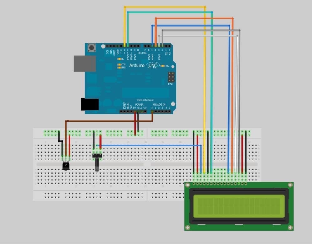 LCD 16x2 Alphanumeric Display (JHD162A) for 8051, AVR, Arduno, PIC, ARM All (Yellow)