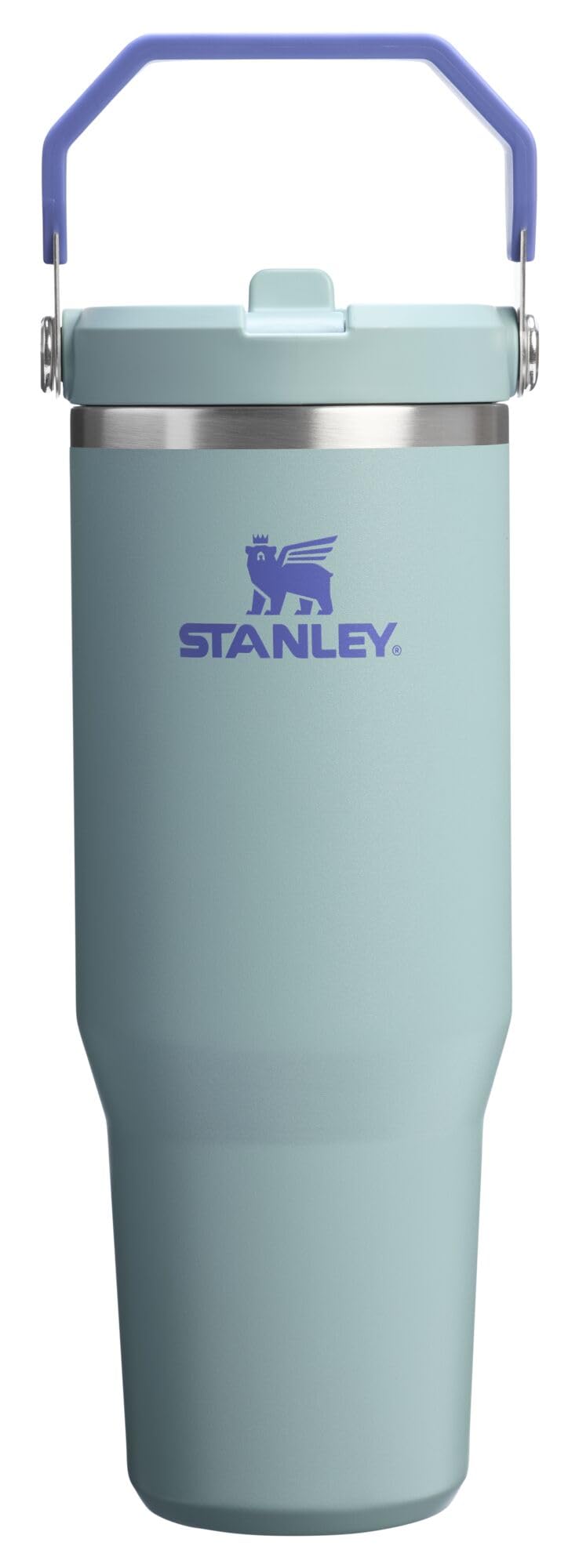 Stanley IceFlow Stainless Steel Tumbler with Straw - Vacuum Insulated Water Bottle for Home, Office or Car Reusable Cup with Straw Leak Resistant Flip Cold for 12 Hrs or Iced for 2 Days (Rose Quartz)