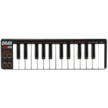 Akai Professional LPK25 | 25-Key Ultra-Portable USB MIDI Keyboard Controller for Laptops