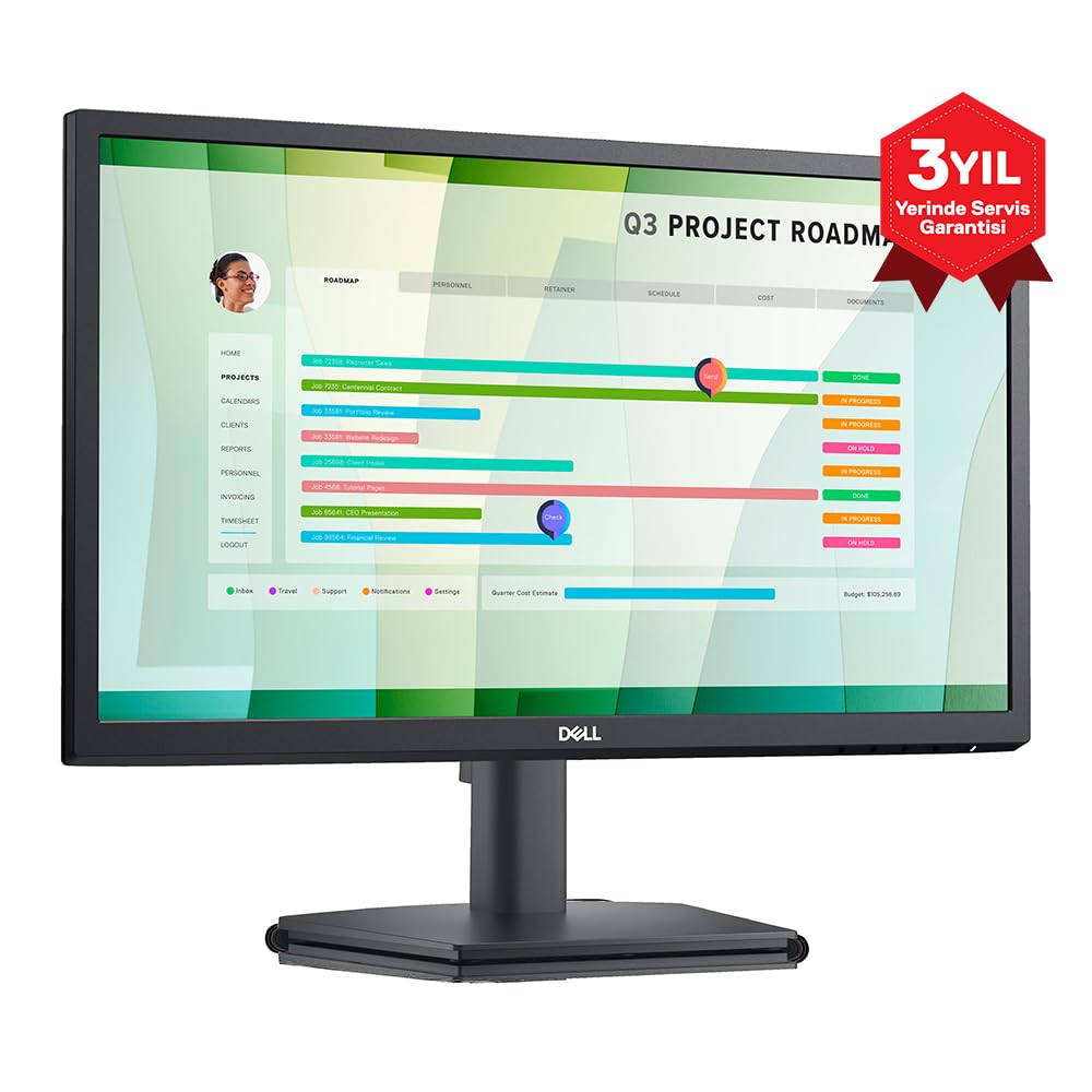 Dell-E2223HN (54.61 cm) FHD Monitor 1920 x 1080 at 60Hz, VA Panel, Brightness 250 cd/m², 16.7m Colours, Colour Gamut 72% (CIE 1931), 83% (CIE 1976), Anti-Glare, Wide Viewing Angle, 3 Year Warranty