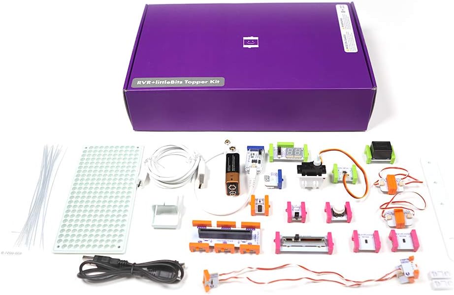 Sphero littleBits RVR+ Topper Kit - Program Both littleBits and RVR+ in The Same Platform - Microsoft MakeCode or Micro:bit Python Editor