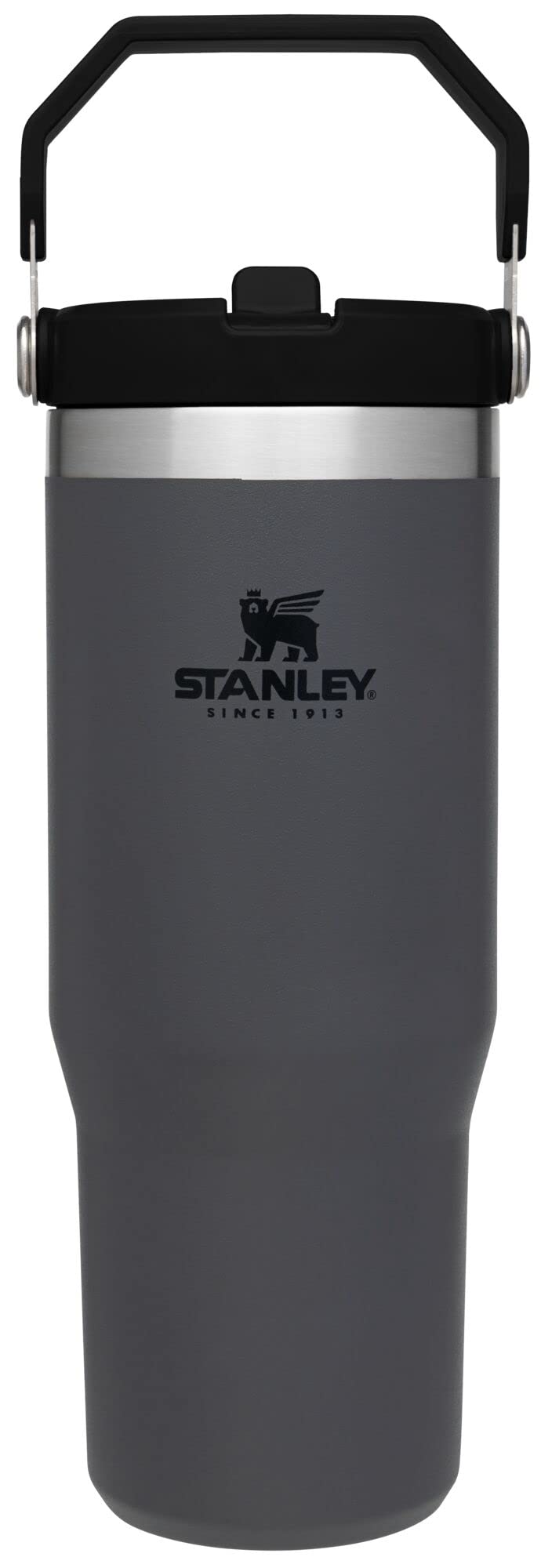 Stanley IceFlow Stainless Steel Tumbler with Straw - Vacuum Insulated Water Bottle for Home, Office or Car Reusable Cup with Straw Leak Resistant Flip Cold for 12 Hrs or Iced for 2 Days (Rose Quartz)