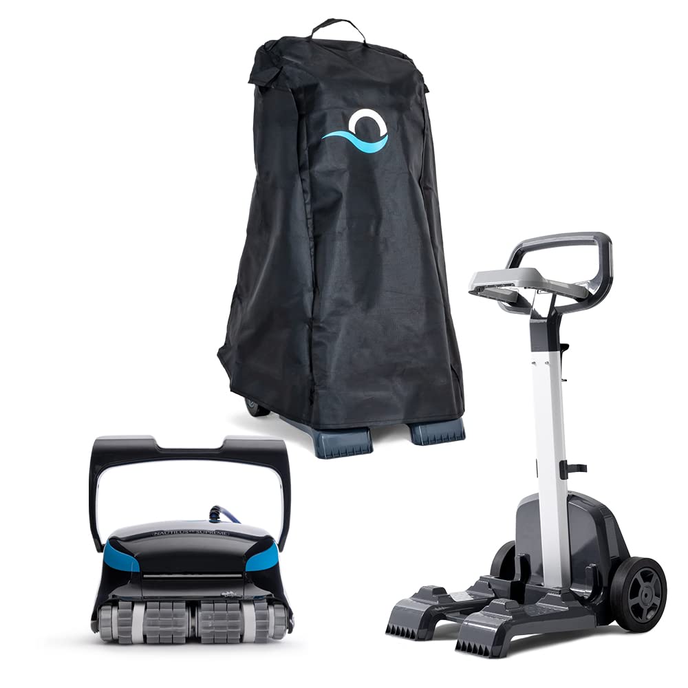 Dolphin Nautilus CC Pro Wi-Fi Automatic Robotic Pool Vacuum Cleaner, Wall Climbing, Waterline Scrubber Brush, Ideal for In-Ground Pools up to 50 FT in Length
