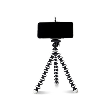 Amazon Basics Gorilla Tripod/Mini Tripod for Mobile Phone with Phone Mount with Flexible Gorilla Stand for DSLR, Action Cameras, Ring Lights, Panel Reflectors, Umbrellas, and Flashlights (13 Inch)