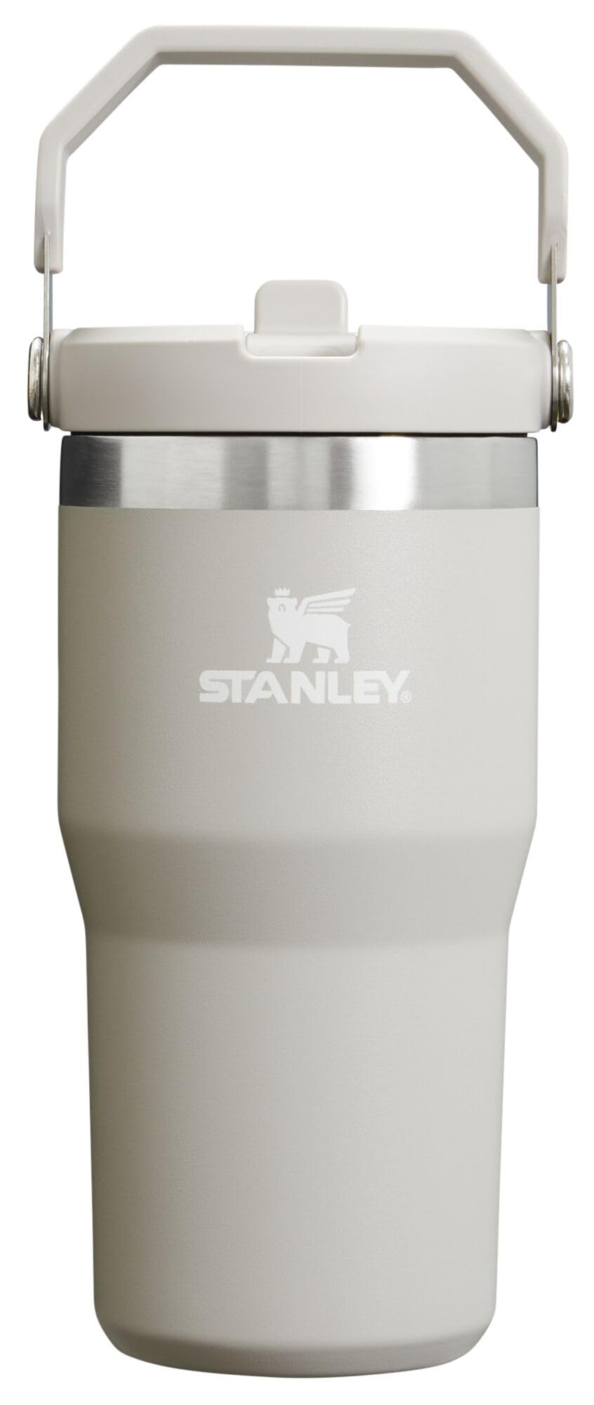 Stanley IceFlow Stainless Steel Tumbler with Straw - Vacuum Insulated Water Bottle for Home, Office or Car Reusable Cup with Straw Leak Resistant Flip Cold for 12 Hrs or Iced for 2 Days (Rose Quartz)